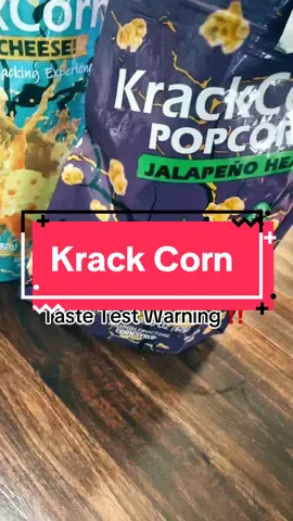 Had some fun and did a test test for our @KrackCorn Popcorn ! They were all delicious.. we dont do hot can ya tell!? #krackcorn #tastetest #Foodie #fyp #sale #tiktoksnacks 