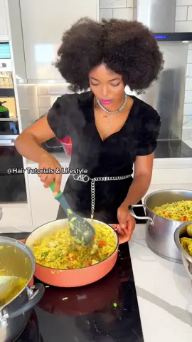 Birthday party rice 🤩 #cooking #food #birthday #olivia_chukwu 