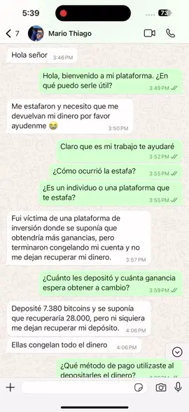 Hola a todos Estamos aquí para ayudarte a recuperar el dinero que te han robado los estafadores. Si eres víctima de algún tipo de estafa, avísanos rápidamente para que podamos ayudarte como siempre ayudamos a los demás. Si tienes amigos o familiares que hayan sido estafados antes, remítelos a nosotros, sin importar cuánto tiempo haya pasado, avísanos para que podamos ayudarte a recuperar el dinero. #bitcoin #recoverbitcoins #pigbutcheringscam #howtorecoverlostcrypto #recoverscammedbitcoin #scam #fyp #hack #Viralvideos #returnwidgetexpert