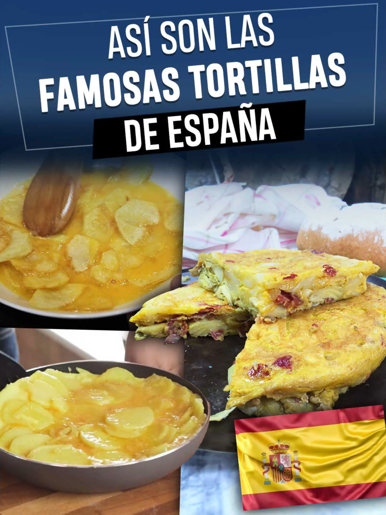 Así son las famosas tortillas de España @krystianvazquez