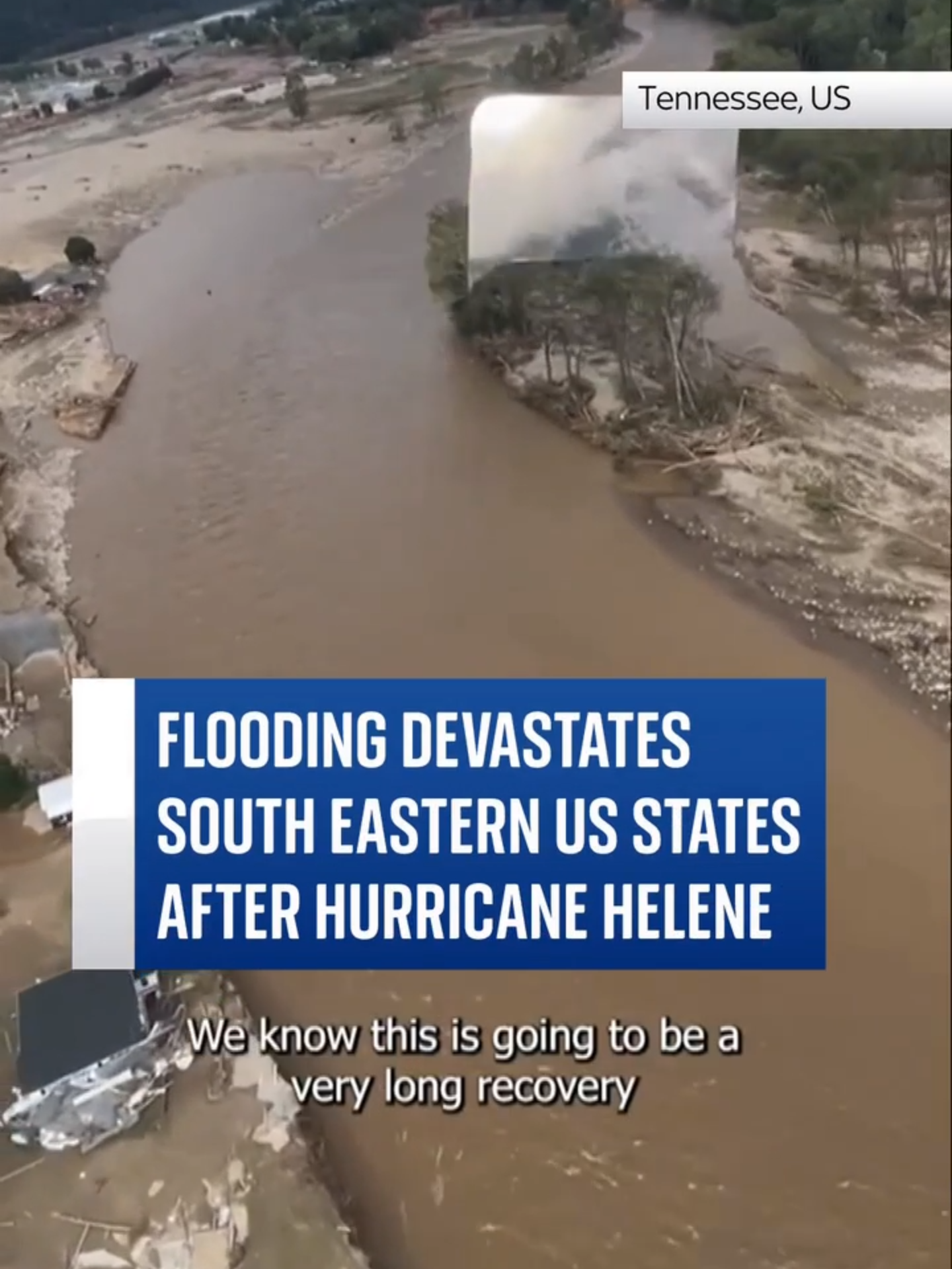 The Southeastern US has been hit by major flooding in the wake of a storm. The Tennessee Department of Transportation warned residents to expect long-term closures and significant travel disruption after floods damaged bridges and roadways. Flooding in North Carolina has caused multiple fatalities in the state. #skynews