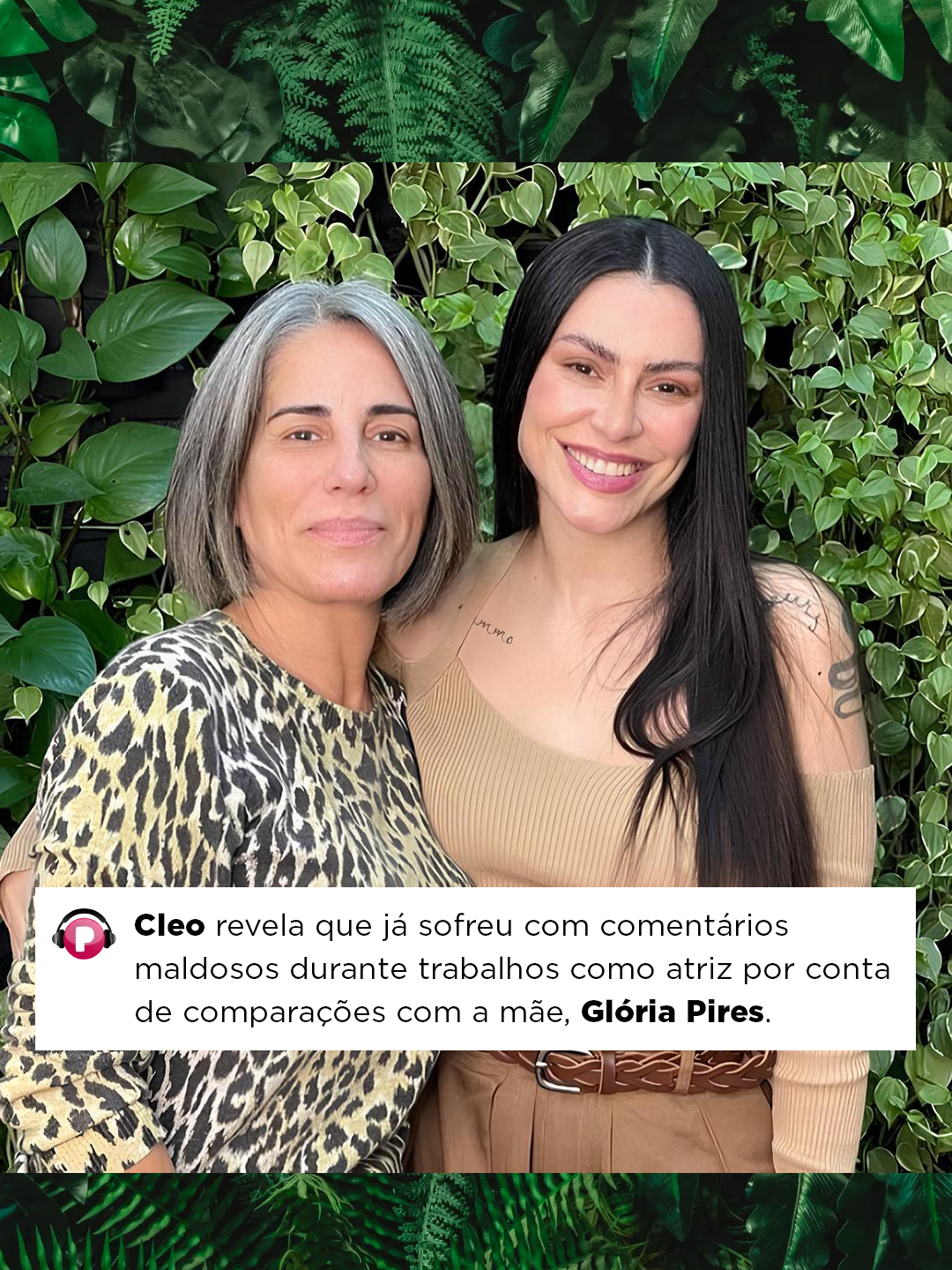 Cleo é filha de dois famosos artistas: Glória Pires e Fábio Jr.. Muitos podem imaginar que isso facilitou para ela entrar na carreira artística, mas é bem assim... Tem um outro lado que é a pressão por ser filha de pessoas tão reconhecidas na profissão, causando comparações que podem ser cruéis. Veja o que ela falou! 📹 @podleotv