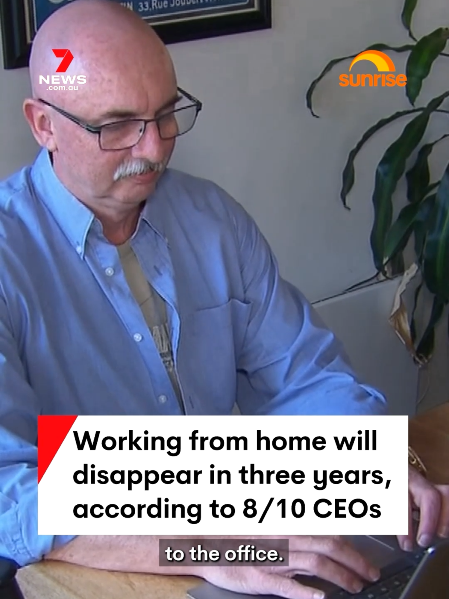 Eight out of 10 CEOs believe working from home is on the way out for white collar workers, according to a survey from KPMG. #wfh #workfromhome #workingfromhome #work #CEO #7NEWS