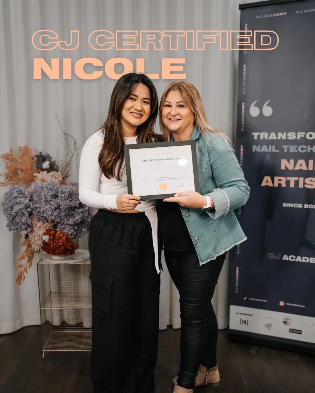 Congratulations Nicole! 🫶🏽 Beautiful inside and out, Nicole was willing to learn new skills and enhance the salon experience in Bulahdelah! We're confident that you'll be in safe hands with Nicole! 🤩 #cjacademyau #sydneynailcourse #nailcourses #acrylicnailcourses #sydneyacryliccourse #cjsupplyau #cjartistry #sydneybeauty Student Highlight - Nail Tech Life - Nail Artist - Nail Salon - Nail Industry - Beginner Nail Tech - Acrylic Nails - Nail Solutions - Nail Academy - Nail Tutorial - Hidden Truth