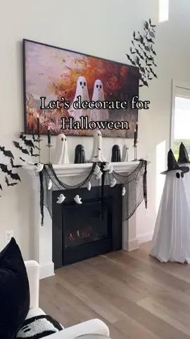 My philosophy 🖤🎃👻 #halloweendecor #halloween #fireplace #motherhood #momtoks #fypシ #fyp  