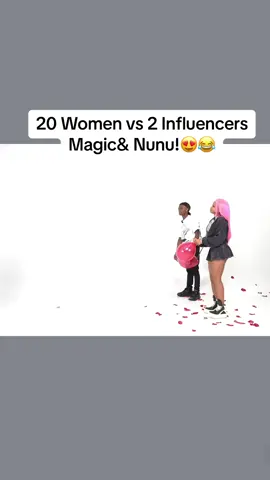 20 Women vs 2 Influencers Magic& Nunu!😍😂 #smashorpass #singlelady #datingtips #dating #influencer #women #magic #nunu #poptheballoon #foryoupage 