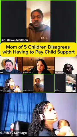 This is a court hearing regarding child support for a 13- year-old child named Aubrey Morrison. Here's a breakdown of what happened#childsupportcourt #supportcourt #lawyer #familycourt #judge #court #law #fyp #childsupport 
