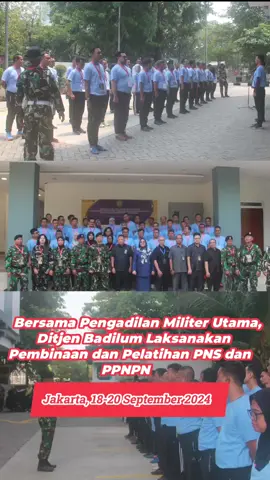 Hai Sobat Badilum!! Ditjen Badilum Melaksanakan Pembinaan dan Pelatihan PNS dan PPNPN Bersama Pengadilan Militer Utama #mahkamahagung #fypage #fyp #ditjenbadilum #DIREKTORATJENDERALBADANPERADILANUMUM 