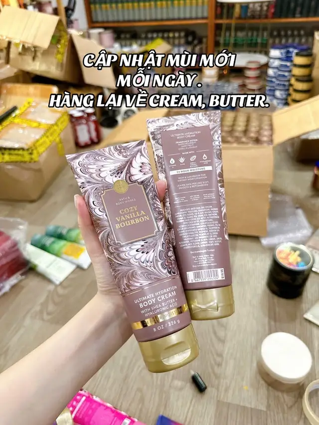 Mẫu mới cập nhật mỗi ngày , cream và shea butter dưỡng ẩm #Kembodysamtay #xuhuong #goclamdep #lamdep #bbw 