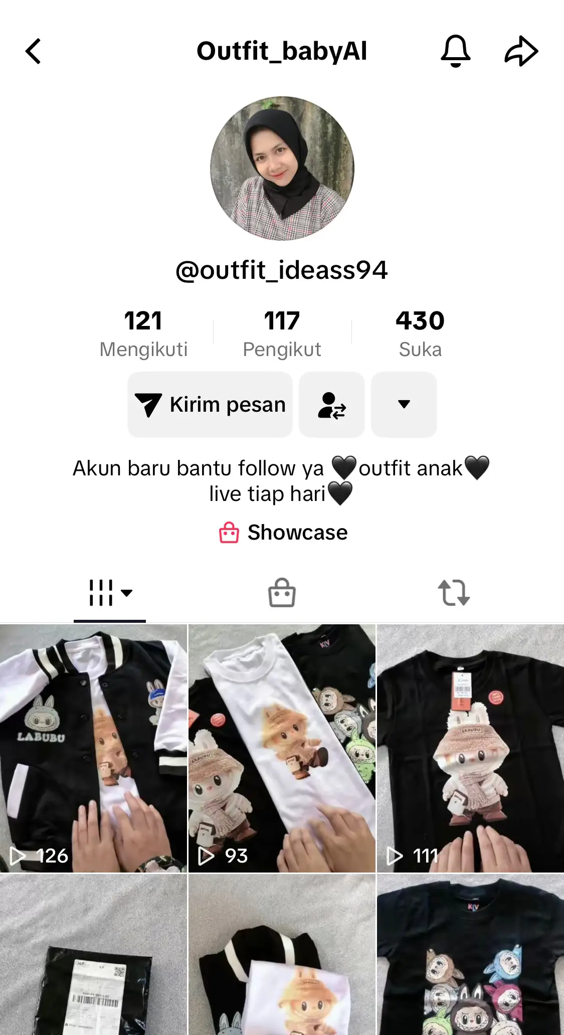 Minta bantu d follow aku  baru ya@Outfit_babyAl  akun yg ini kena PL 3 bulan🗿