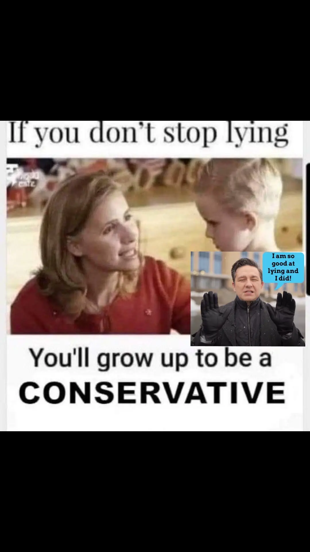 #PoilievreisaDangertoCanada  #NeverVoteConservative 