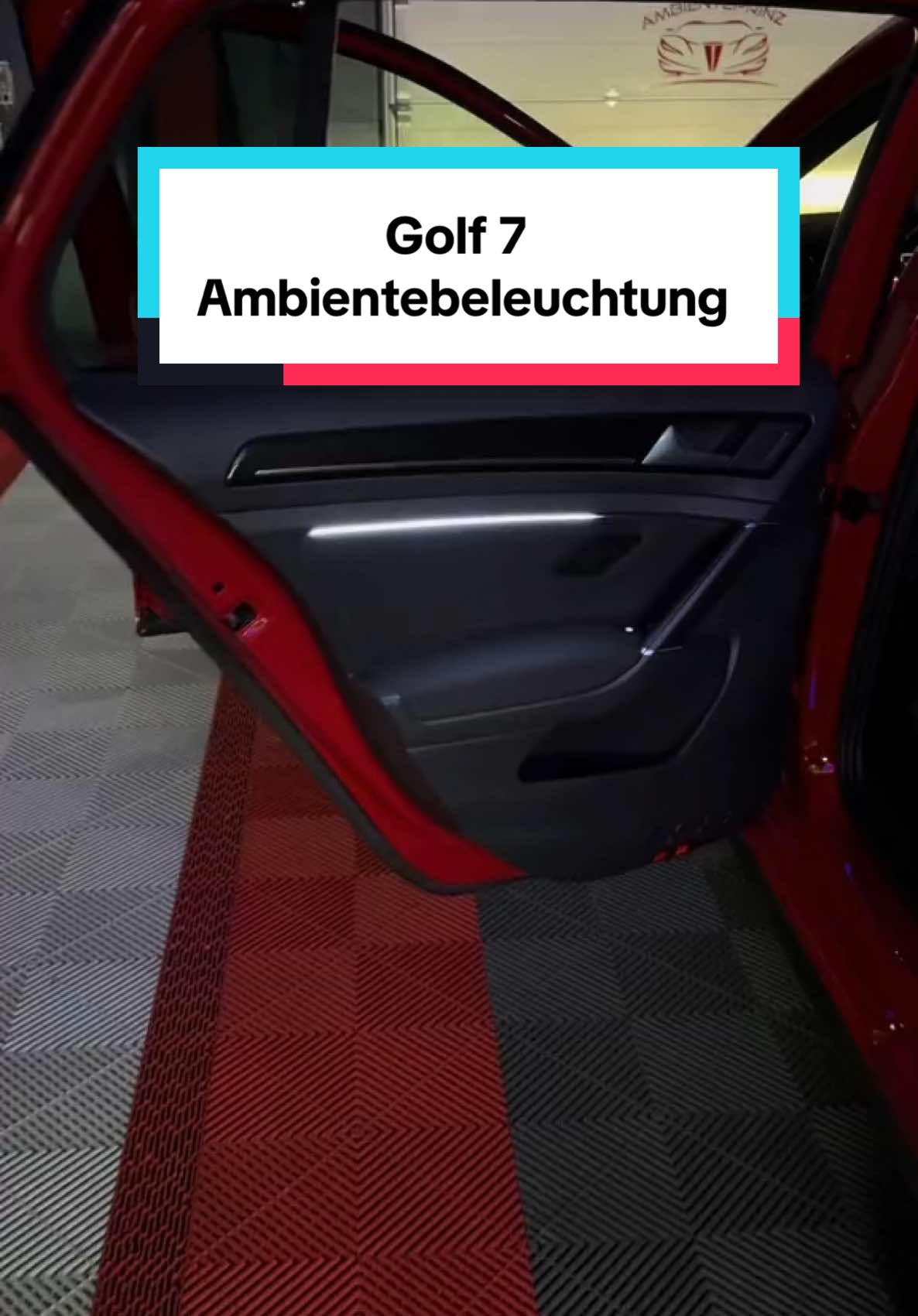 #vw #golf7 #ambientenbeleuchtung #interiordesign #led #upgrade #carlights 