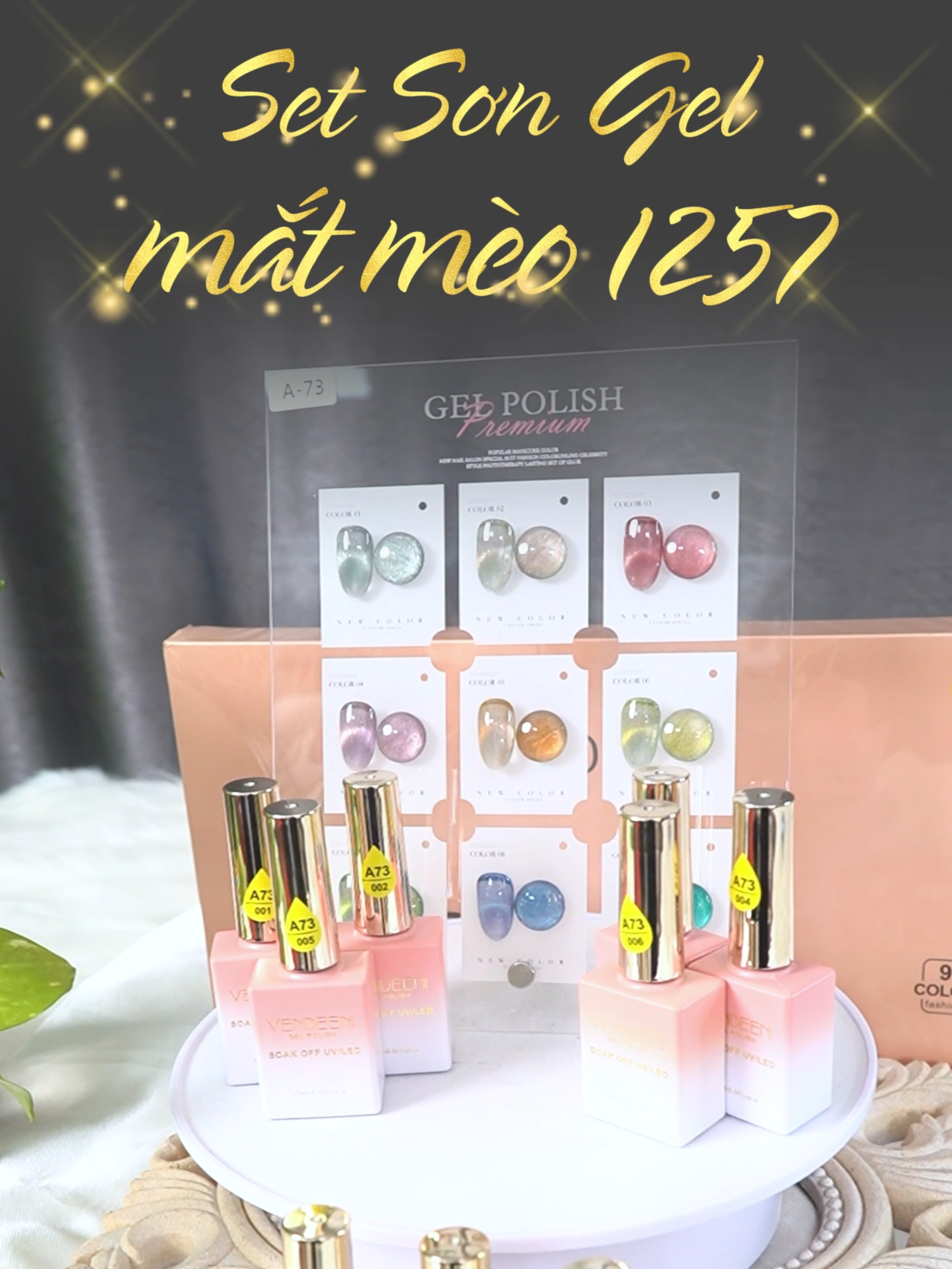 SET SƠN GEL MẮT MÈO VENDEENI CAO CẤP CỰC SỊN CHO CÁC CHỊ EM CÓ BỘ NAIL LUNG LINH. #xuhuong2023 #nails