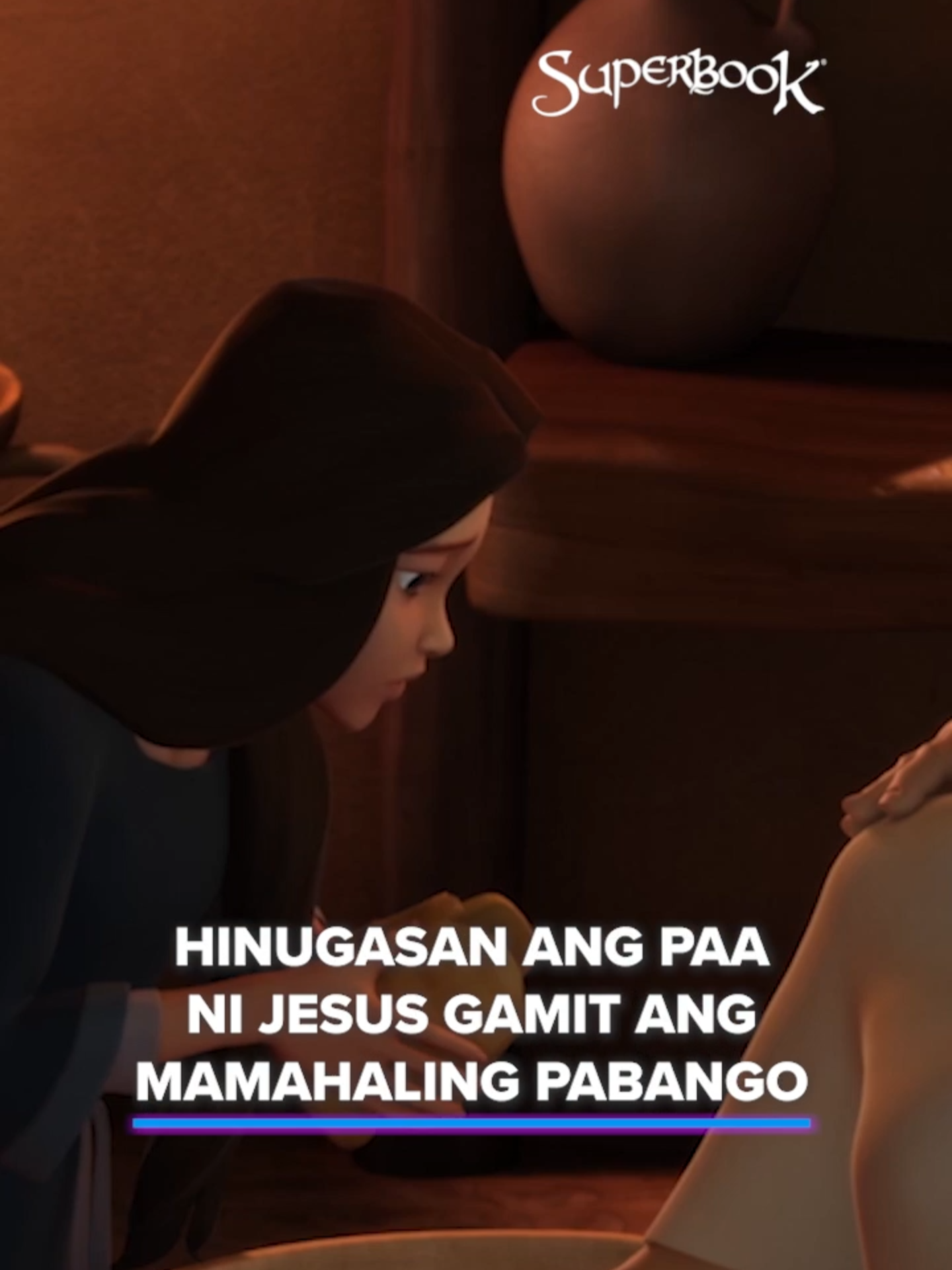 Bakit ginamit ng babae ang mamahaling pabango kay Jesus? 😊 #SuperbookClips #BibleFacts #BibleTime #ChristianTikTokCommunity #VideosForKids #WorshipGod