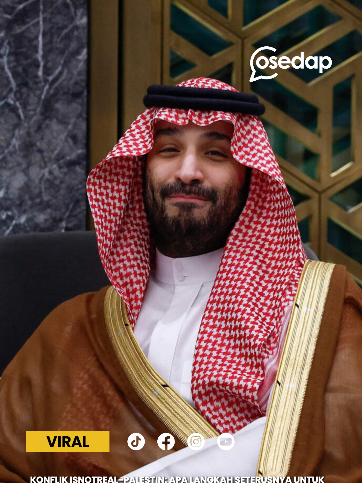 Menurut Middle East Eye, Perbincangan berlaku pada Januari lalu, Mohammed bin Salman dilaporkan bahawa beliau secara peribadi tidak peduli tentang “isu Palestin”. Baca artikel di website Osedap! link dekat Bio 👆🏼 Sumber : The Vocket Untuk kredit atau apa2 berkaitan kontent, boleh terus DM ye 🥰 #osedapdotcom #mohammedbinsalman #princemohammedbinsalman #rajamahkotaarab #palestin #fromtheriverstotheseaoalestinewillbefree #viralnews