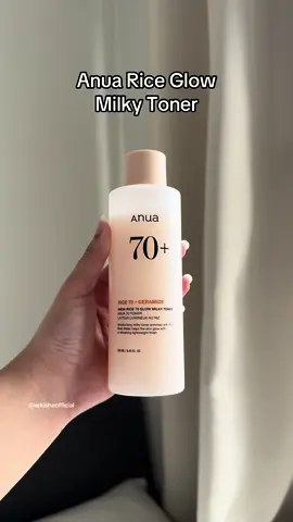 This Anua Rice Toner is 10 out of 10!! Product Featured: ✨Anua Rice Glowy Milky Toner #anua @anua_global #anuaricetoner #anuamilkytoner #ricetoner #milktoner #koreanskincare #kbeauty #skincareproducts #skincare 