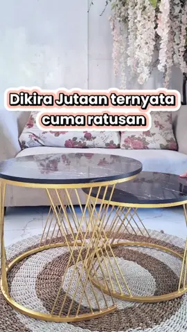 Meja tamu minimalis estetik #WIBGAJIAN #mejatamu #mejaestetik #homedecor #homedecortiktok #ideruangtamu 