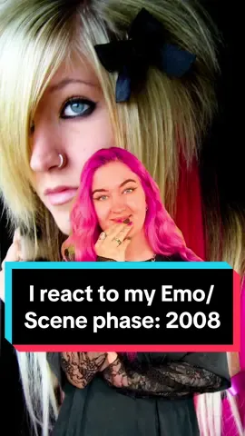2008 was a wild ride… I react to my scene phase 💖 #scenekid #scenegirl #emoscene 