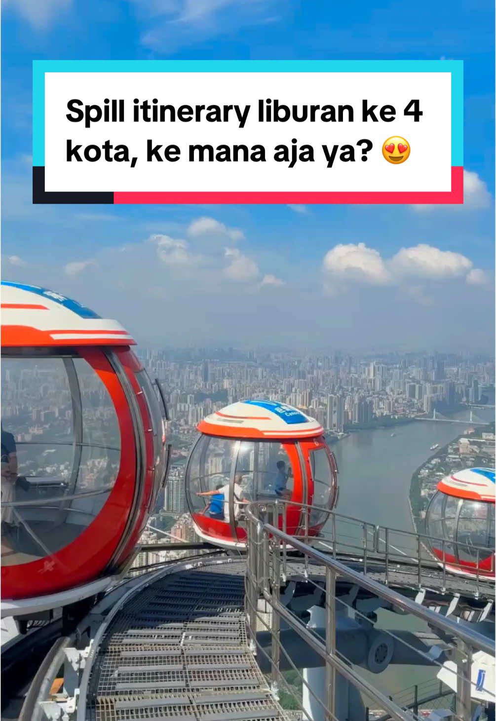 Definisi sekali mendayung bisa traveling ke 4 kota sekaligus: Hong Kong, Macao, Shenzhen, dan Guangzhou a.k.a Greater Bay Area. 🌆🎡🏮 Kamu mau juga? 🫵🏻 Mimin udah share kisi-kisi itinerary trip-nya, tinggal kamu tag temen-temen yang sat set kalo mo diajak ke mana-mana yaaw! 🤭 Travel the World bareng Traveloka sekarang dan pantengin besok ada 10.10 Travel Fest diskon s.d. 50% buat pesen Tiket Pesawat, Hotel, atraksi & produk travel lainnya di aplikasi Traveloka! ✨ #Traveloka #TVLK #TravelokaXperience #HongKong #Macao #Shenzhen #Guangzhou #DiscoverGreaterBayArea #discoverGBA