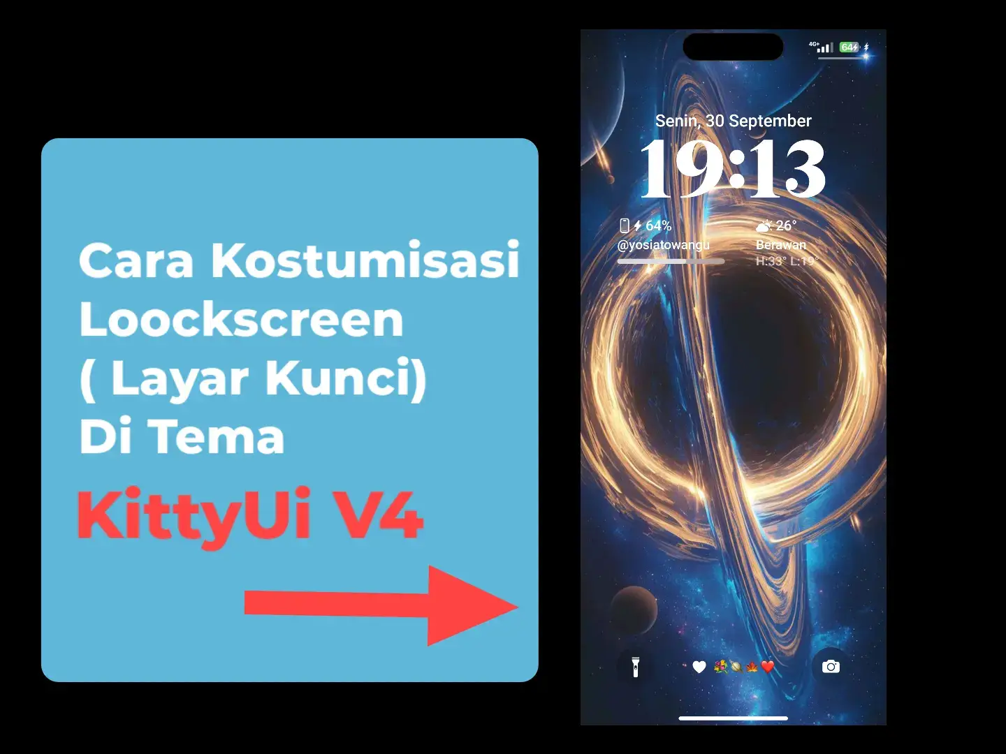 Cara Kostumisasi Loockscreen Tema KittyUi V4 HyperOs 🗿🗿😶‍🌫️🥴🥵 ( Maaf telat, karna lagi sakir oy lah ) #tema #iphone #themeiphone #kostumisasi #redmi #redmi13 #poco #xiomi #mi #theme #android #hyperos #miui #tutor #fypage #4 #4upage 