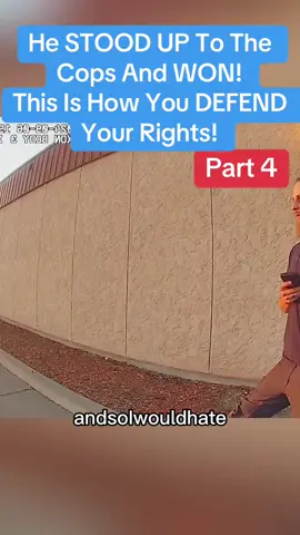 He STOOD UP To The Cops And WON! This Is How You DEFEND Your Rights! #part5 #cops #copsoftiktok #viral #flypシ #usa_tiktok #lawsuit #jail #arrested #lawenforcement #copsontiktok 