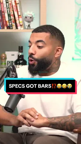 SPECS GOT BARS⁉️😂🤣😭#funny #shxtsngigs #podcast 