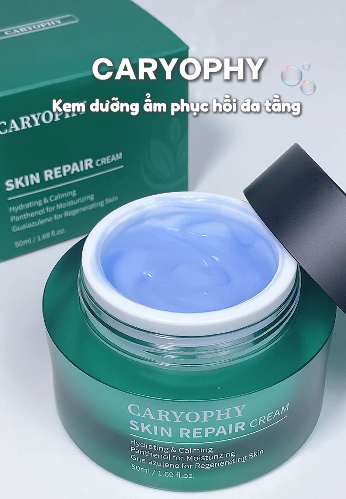 Kem dưỡng cấp ẩm phục hồi da tầng nhà Caryophy 🥰 #unbox #unboxing #caryophy #caryophyvietnam #kemduongam #capam #duongda #foryoupagee #xh 
