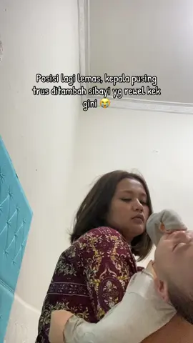 Pengen tidur nyenyak 😭🥹 #bayi8bulan #bayirewel #ibu #ibudananak #fyp #gabolehsakit #junarga 