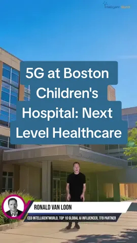 5G at Boston Children's Hospital: Next Level Healthcare
 
 Discover more insights on 5G in healthcare: https://bit.ly/3tdnRE0
 
 T-Mobile for Business, thanks for sharing
 
 #TFBPartner #LearnOnTikTok #AI #Networking #Healthcare #Telecom #Communication #DigitalTransformation 
