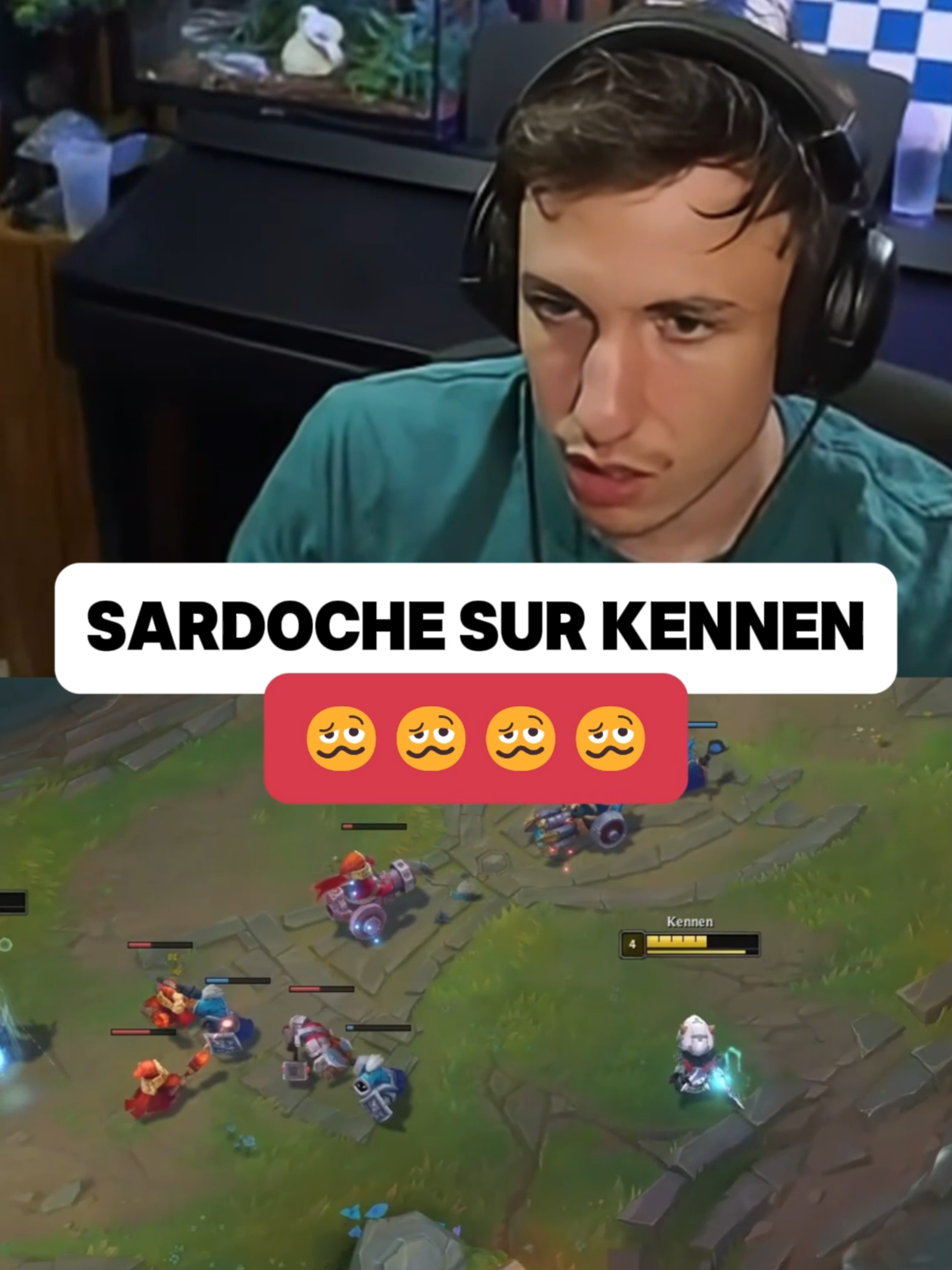 Sardoche sur Kennen 🥴🥴🥴 #sardoche #leagueoflegends #lolfr #lolfrance #kennen