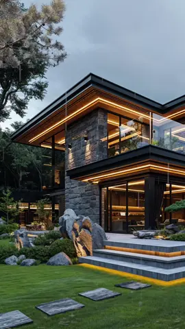 Nhà villa sân vườn phong cách nhật sang trọng hút tầm mắt #nhadep #thietkenhadep #villa #bietthu #thietkenhachiphithap #nguyenhaikts 