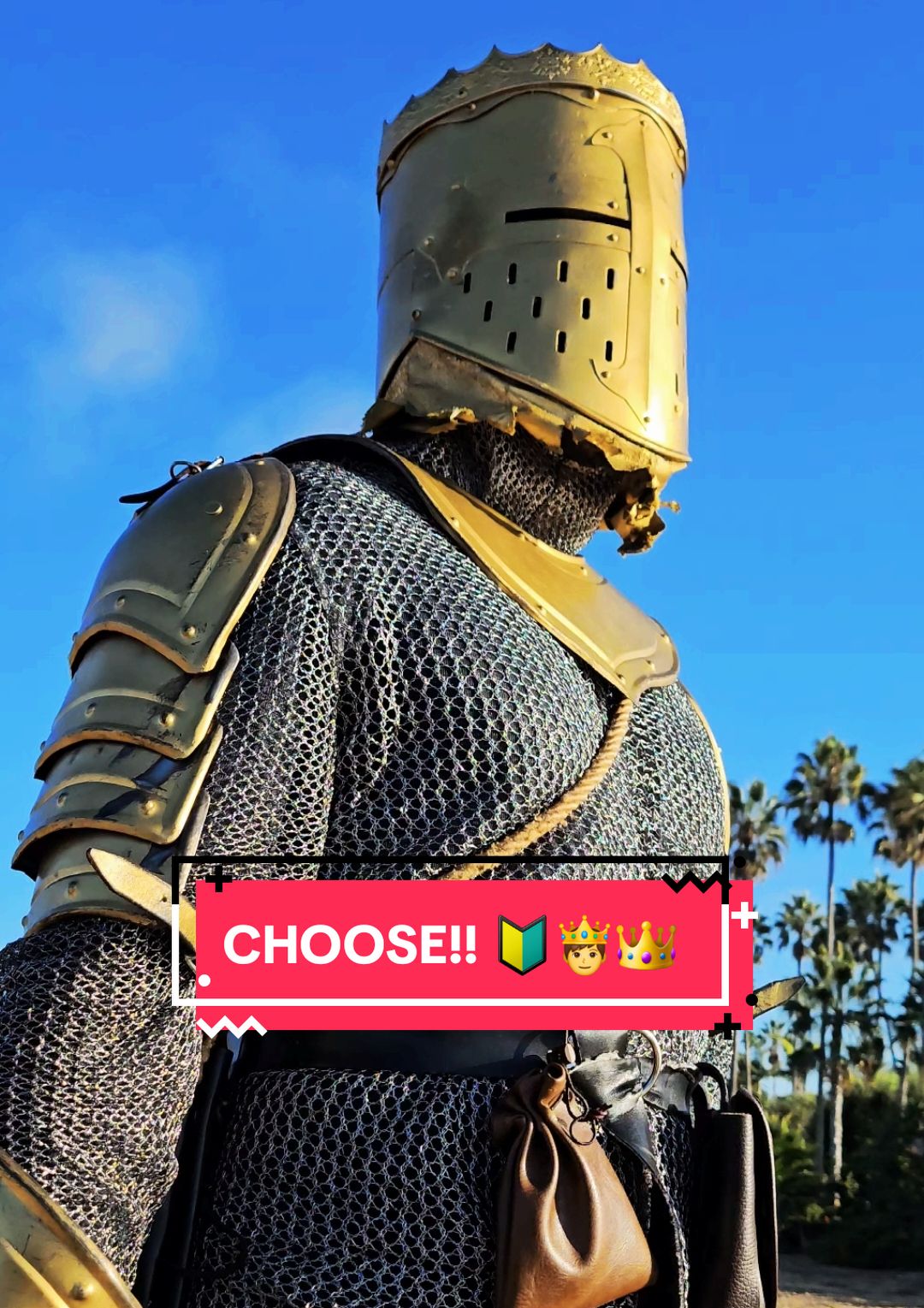 THE DOWNFALL OF @CRAWLY has BEGUN! 🤴🔰👑 #kingemilio #kingemiliothearmoredone #crawly #gnome #gnomesoftiktok #knightsoftiktok #knight #knights #medievaltiktok #medieval #medievaltok #fantasy #fantasyarmor #fantasytiktok #fantasytok #viking #vikingtok #vikingtiktok 