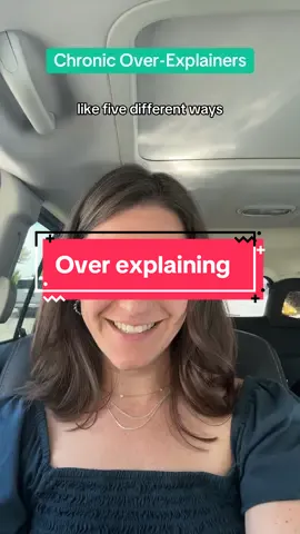 Over-explaining does not ensure the other person choises to understand. People are allowed to interpret what you say however they want  #anxietyrelief #therapistadvice #overexplaining #anxietycheck #mindfulness #relationshipadvice #MentalHealth 