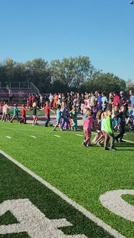 2024 Senior and Kindergarten Walk! A new tradition where the class of 2025 meets up with the Kindergarten class #Tradition #CentervilleIowa #BigReds #Homecoming #CHS #Seniors #Kindergarten #PajamaDay #FYP 