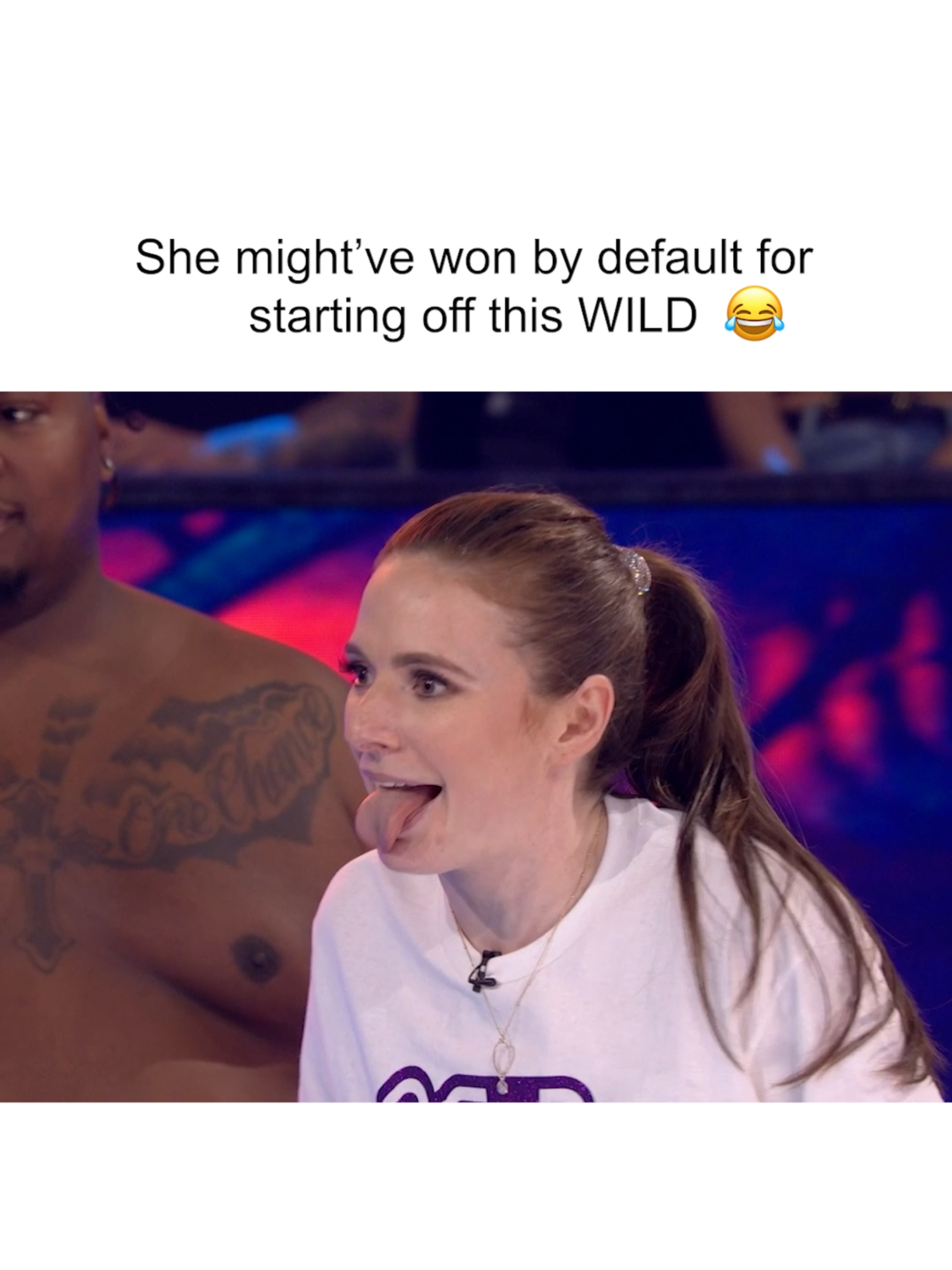 That first line was CRAZY 🤣 #WildNOut #talkingspit #eman #emmanuelhudson #karlousmiller #maddysmith #roast #funny #lol