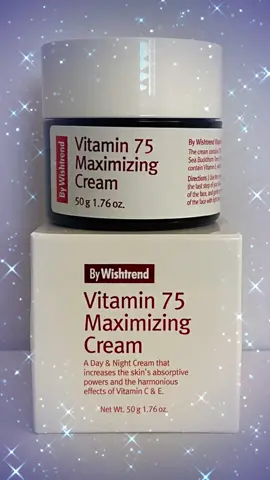 I love this By Wishtrend Vitamin 75 Maximizing Cream! This is a very nourishing cream with added vitamins. It is also not too heavy and is great for all skin types. My skin tends to be dry and this cream helped my skin stay moisturized. This is a great moisturizing cream for day and night. I really love it and highly recommend it. Link in bio to shop! Plus you can save 15% with my code JUMPER15 when you shop at Wishtrend.  As a Wishtrend affiliate, I received this product complimentary in exchange for my honest feedback.  @wishtrend_official @Wishtrend TV  #wishtrendaffiliate #koreanskincare #bywishtrend #vitamin75maximizingcream #skintok 