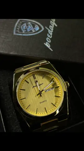 Pangmalakasang all gold ng POEDAGAR natin mga bro! Go for gold sabi nga nila. Check the yellow basket for more colors ng ating watch. #fyp #menswatch #poedagar #watchesoftiktok #poedagarwatch #fypシ゚viral 
