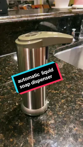Stainless steel automatic soap dispenser FLASH SALE $15.49 #batteryoperatedsoapdispenser #touchlessliquidsoapdispenser  #3adjustablevolumecontrol #SwitchPump #liquidsoapdispenser #stainlesssteelsoapdispenser 