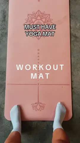 Workout Mat to hit our goals at home!  #yogamat #workoutmat #workout #workoutmusthaves 