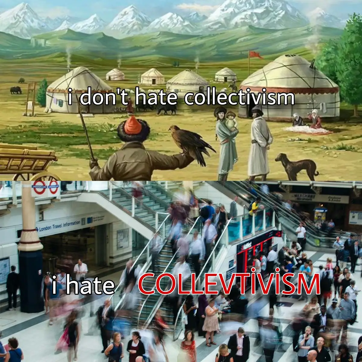 what are the other things you guys hate about modern collectivism?  #collectivism #modernism #society #capitalism #socialnorms #freedom #individuality 