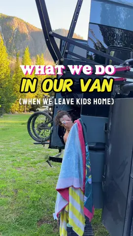 The little things we truly appreciate when we get to indulge in #vanlife without our adorable chaos-makers. ‘What we do WITH our 🚐 when we leave the kids at home’ I’ll share next. What did I leave out? ⬇️ 1. Take warm showers without showering the kids at the same time… they take all the water 😂 🚿 2. Sleep in—no 6 am wake up calls. @RoamRest you make it possible! I sleep so well. 3. FaceTiming the kids, a lot. I can’t help it, I need to check in. (Shoutout to @starlinkofficial for making it possible no matter how deep in the mountains we are. And I wasn’t gonna get one- thanks Overland Van Project for convincing me. I used to make Doug drive until we got reception so I could say goodnight. 4. A break from being the snack lady when we drive, and getting to listen to our music, podcast, or audiobook. ✨ not one “are we there yet!” 5. 🐣 + 🐝... you know what I mean. 6. My guilty pleasure? Cereal at sunset on our @Orion Van Gear cereal lounging roof, planning tomorrow’s adventure with @onX Backcountry .  7. Slow breakfasts with caffeine in hand while soaking in the view 🌄—rare, but oh, so appreciated. The list could go on. OVP you made us a home on wheels we always want to be in 😍. Truth is, we love van life with kids, and are so grateful for the adventures it brings. But I admit, when we go sans kids, it’s a different flavor of our kind of luxury, and we savor the little things that make a big difference in recharging our exhausted parent minds and bodies. #vanlifeadventures #vanlifewithkids #outdoorfamily #vanbuild #parentsnightout