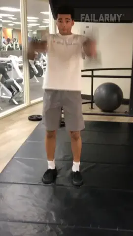 looks like it flippin hurt 😆 #fitness #backflip #flip #fail #shorts