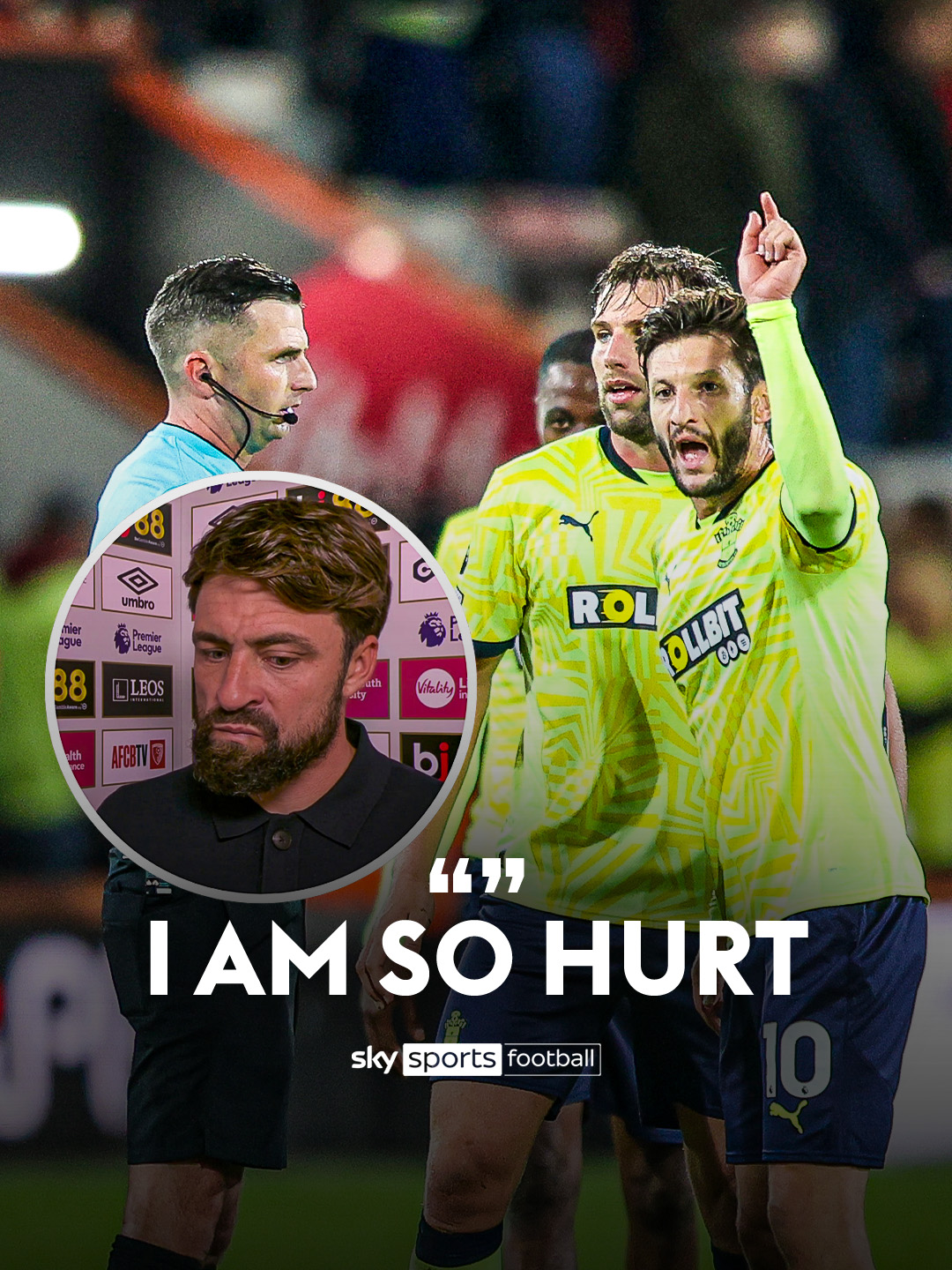 Russell Martin wasn't holding back on Southampton's performance against Bournemouth 😬 #russelmartin #southampton #bournemouth #interview #rant #footballtiktok #derby