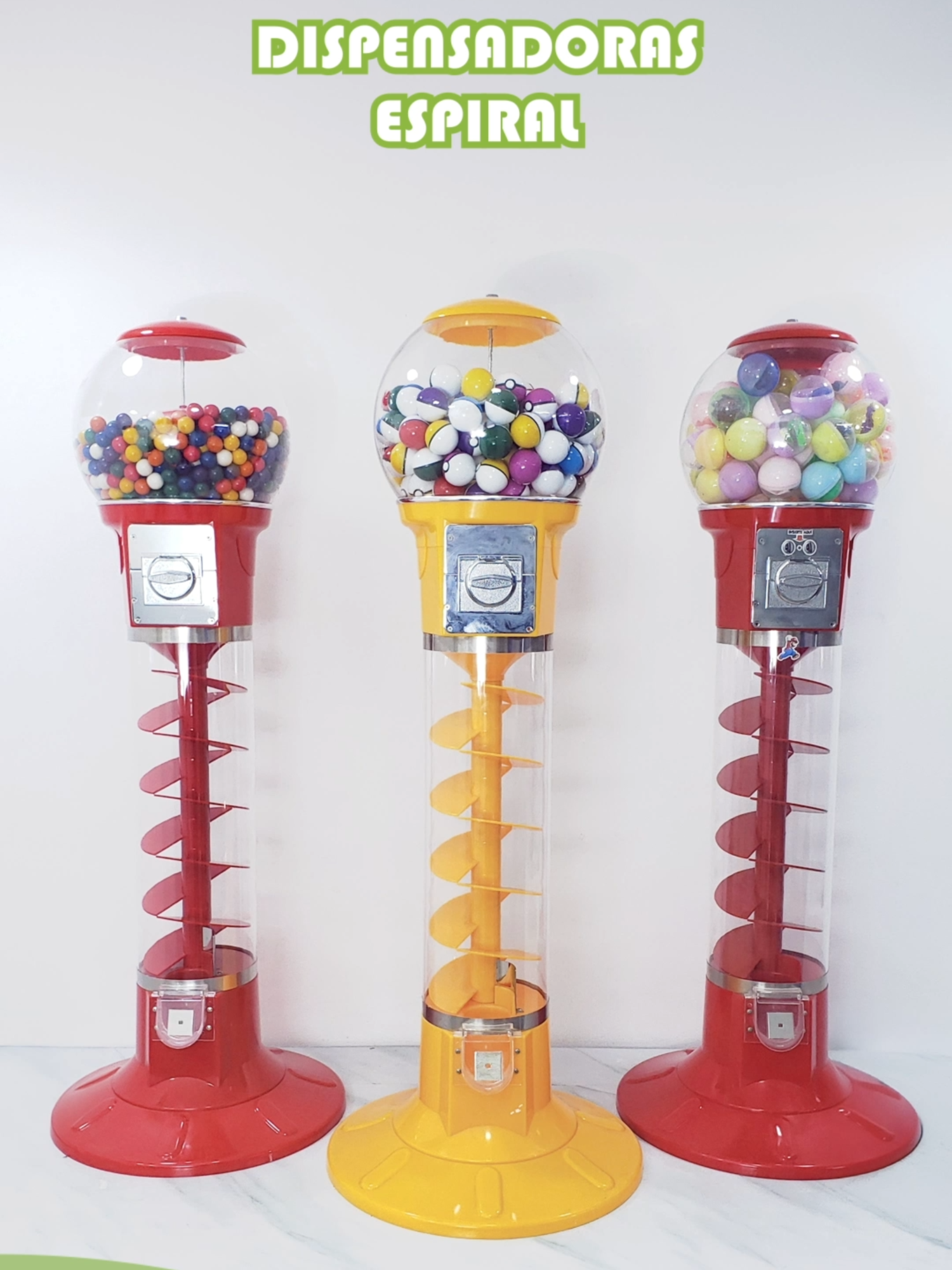 🌟 ¡Dale un giro a tu día con nuestra dispensadora de chicles en espiral! 🌪️ ¿Buscas una forma divertida para tu negocio? Esta dispensadora no solo es un atractivo visual, sino que también te ofrece una variedad de opciones como chicles, pelotitas e incluso cápsulas para tus clientes. 😄🍬 Ideal para oficinas, bodegas, salas de espera o tu hogar. ¡Haz que cada momento sea un poco más dulce! 🥳✨ 👉 Descubre la magia de los chicles en espiral y sorprende a todos con este increíble dispensador. ¡Haz tu pedido hoy! #ChiclesEnEspiral #DiversiónDulce #MomentosFelices #chicleespiral #chicles #olecrammi #negocio #saladejuegos