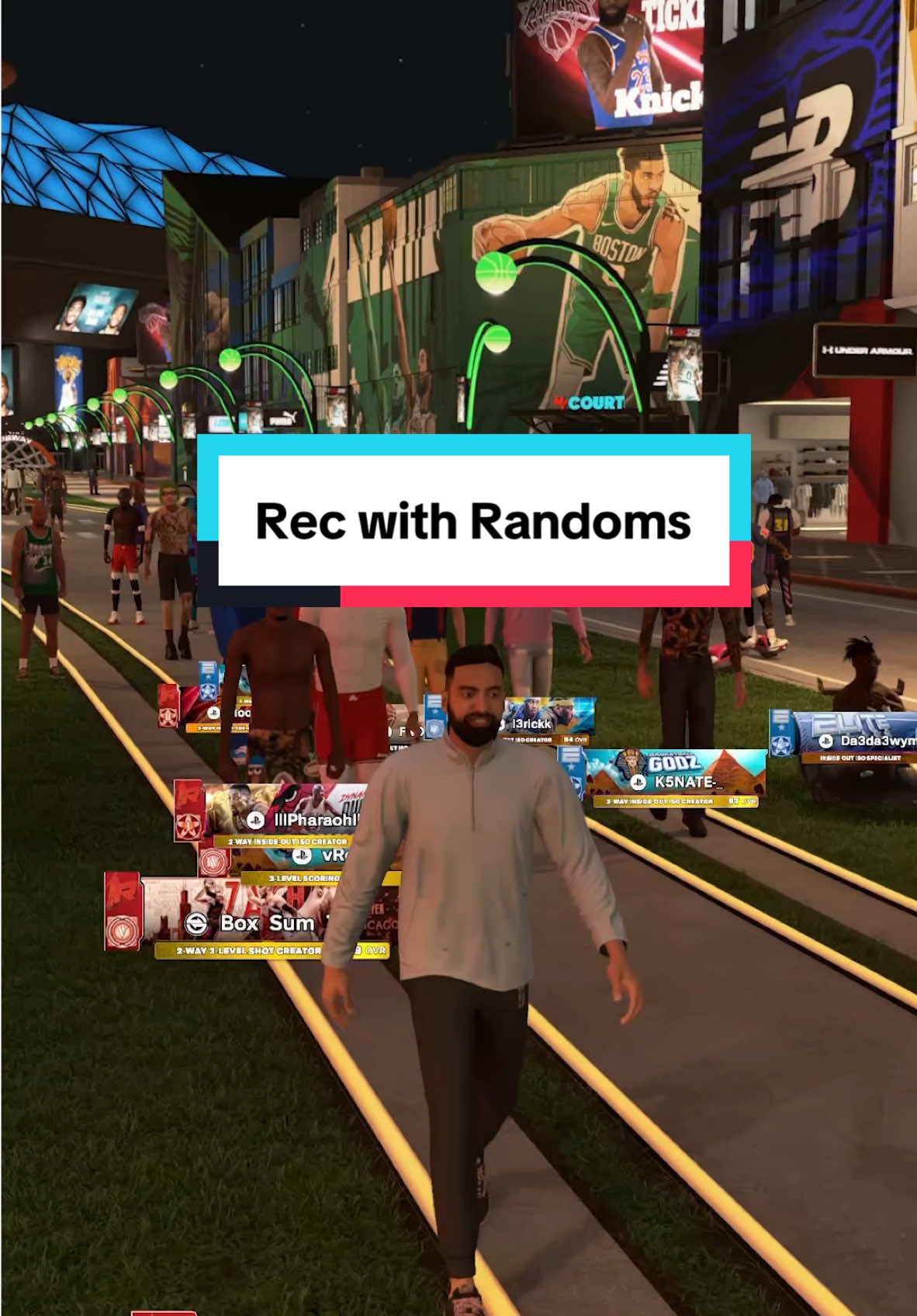 Running the Rec with randoms 😂 This was comedy 