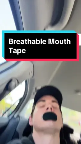Mouth breathers are 😬 #mouthtape #breathable 