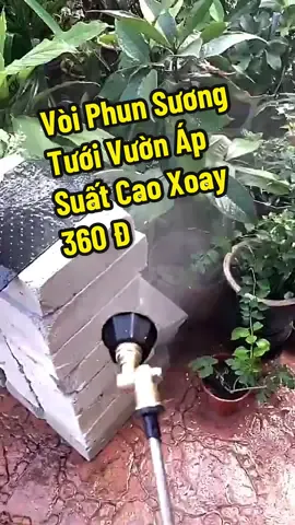 Vòi Phun Sương Tưới Vườn Áp Suất Cao Xoay 360 Độ. Đầu vòi phun áp suất cao, chất lượng sản phẩm tốt test thấy quá ok, sẽ giới thiệu người khác mua nhé! #becloaphun #voiphunsuong #minhshop 