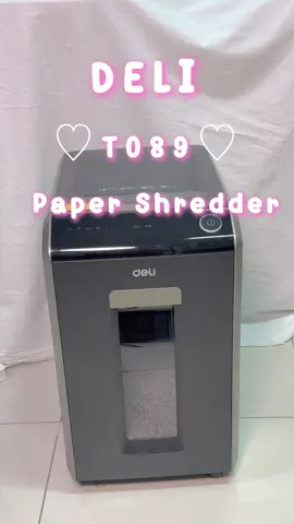 ✨ ใครกำลังมองหาเครื่องทำลายเอกสาร ขนาด 32 ลิตร มามุงทางนี้เลยยย น้องเป็นสินค้าใหม่จากแบรนด์ DELI 💕 สนใจจิ้มพิกัดในตะกร้าได้เลยน้าา ✨ #เทรนด์วันนี้ #รีวิวเครื่องเขียน #เทรนด์สีโลก #เธรด #เครื่องทําลายเอกสาร #เครื่องทําลายกระดาษ #เครื่องทําลายเอกสารไฟฟ้า #เครื่องทำลาย #papershredder #shredder #อุปกรณ์สํานักงาน #คอมพิวเตอร์และอุปกรณ์สํางาน #stationery #officesupplies #deli #delithailand 