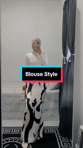 so syantik laaa blouse ni matching dengan skirt! i sukaaaaaa 🤍 #blouse#blousemurah #blousewanita#blousestyle  #blousedesign#blousecantik  #skirts#skirtoutfits 
