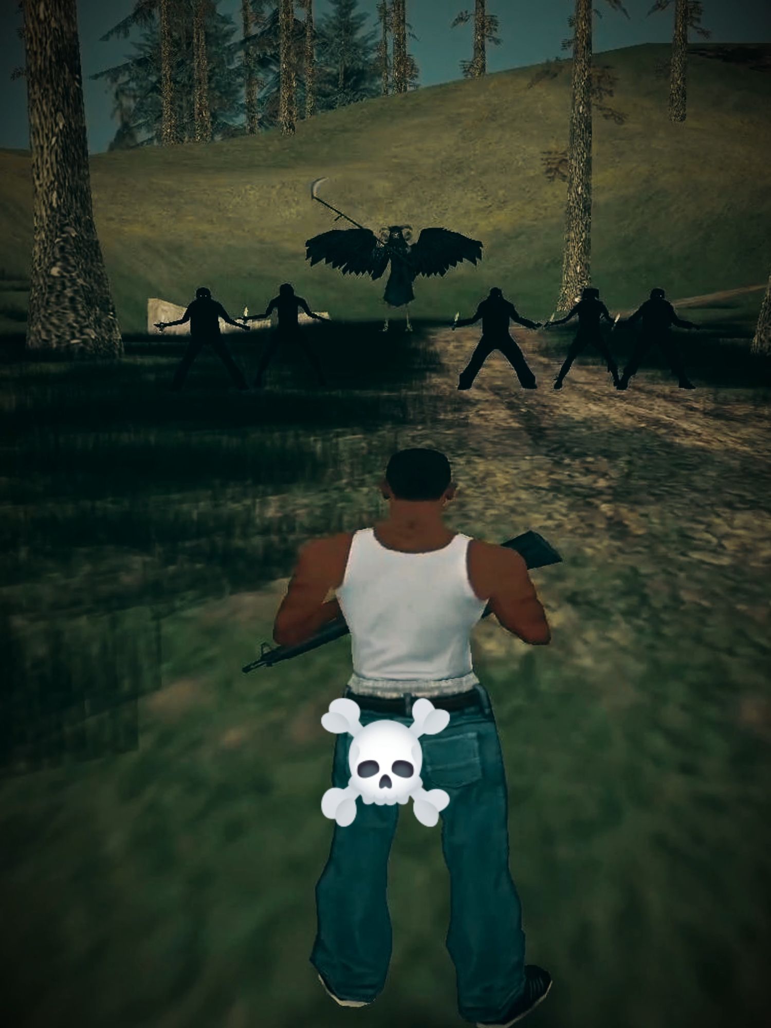 I found a ritual in GTA San Andreas #gtasanandreas #gtasa #gaming #rockstargames #games